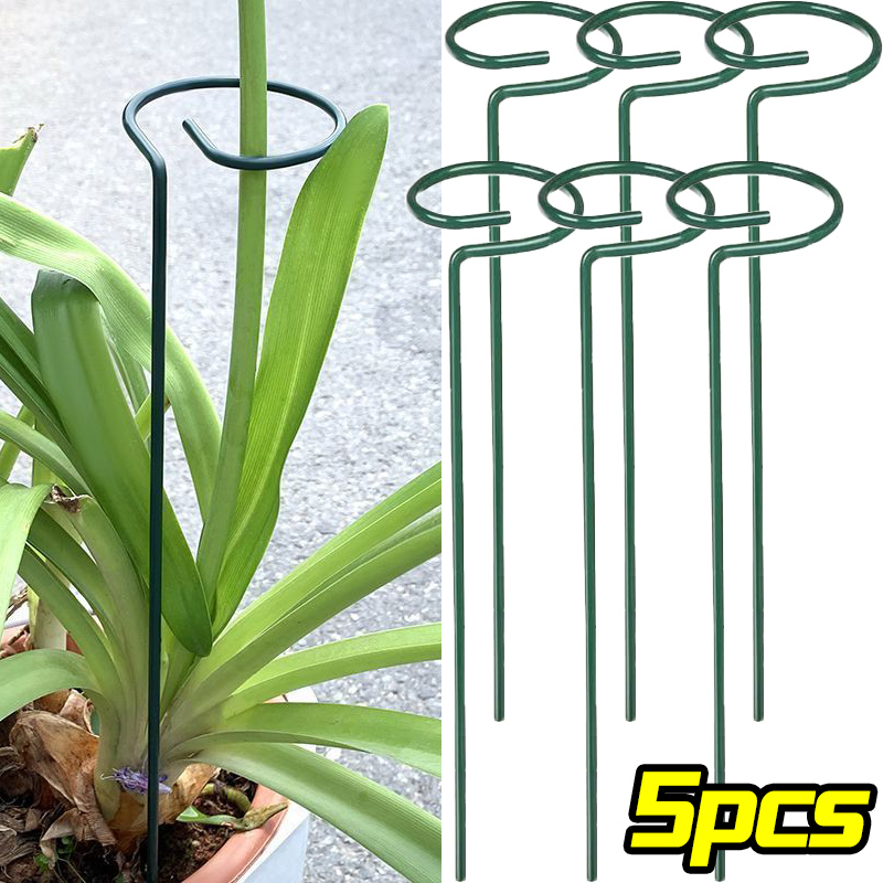 Supply For Florist - 1/10 stücke Garten Unterstützung Stake Ring