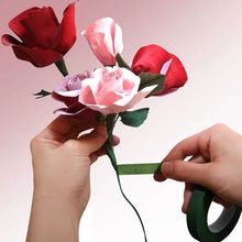 Supply For Florist - 1 Rolle 13,6m DIY Blumendekorationsband Selbstklebendes