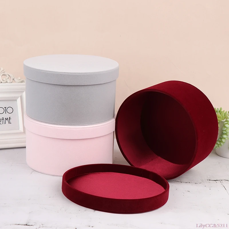 Samt runde Blumen box, Blumen- – Florist Flower Supply Bewertung und Preis