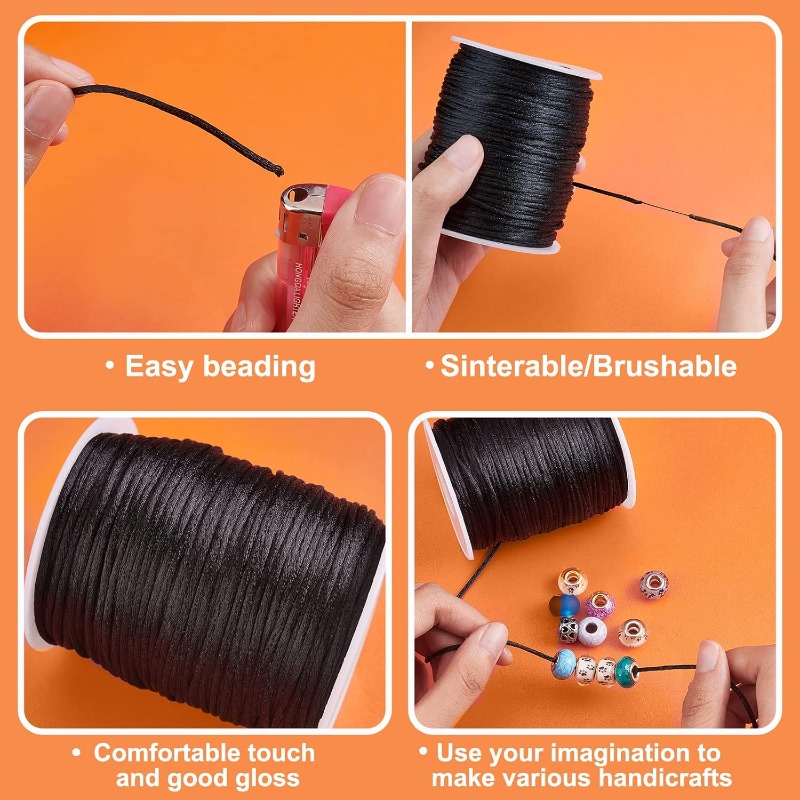 106 Yards Rattail Satin Schnür – Ribbon Wired Satin Bewertung und Preis